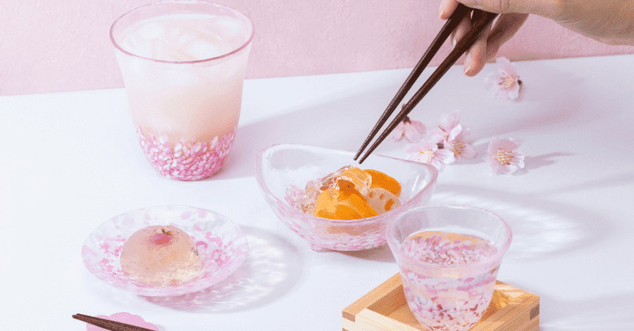 桜をイメージした料理の商品画像